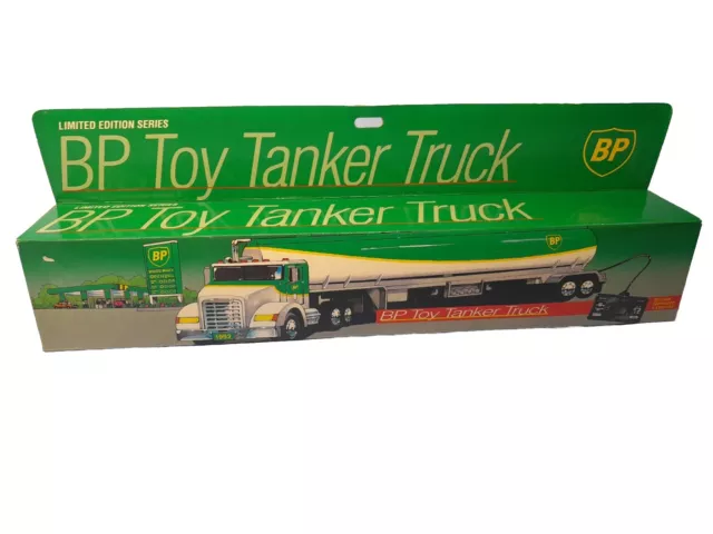 VINTAGE BP Toy Tanker Truck Limited Edition Series w/ Wired Remote Control 1992