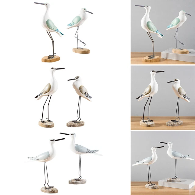 Möwe Figuren Garten Handbemalt Yard Vogel Statue Dekoration Dekor