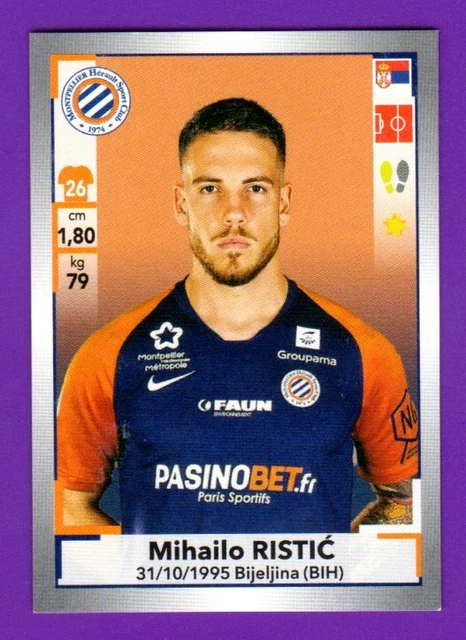 Supporters Tribune 273 Montpellier Sticker Panini Foot France Ligue 1 2018 2019