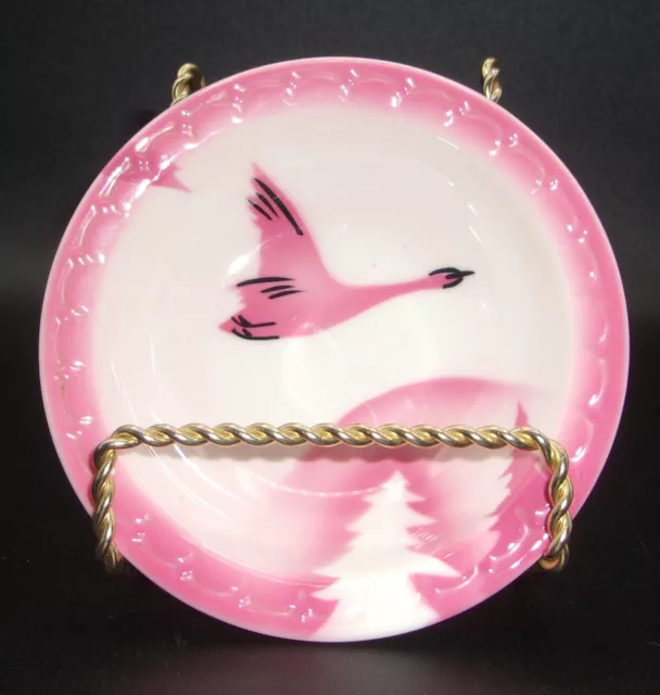 Rare CM&StP&P MILWAUKEE ROAD Traveler Pattern Vintage Syracuse China Sauce Bowl