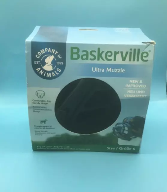 Baskerville Ultra Dog Muzzle Size 6 - Black