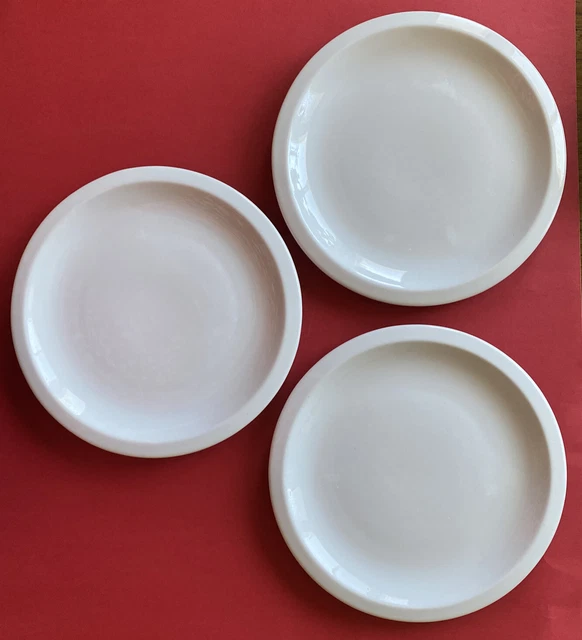 Pottery Barn  Du Jour White Large Dinner Plates Set Of 3