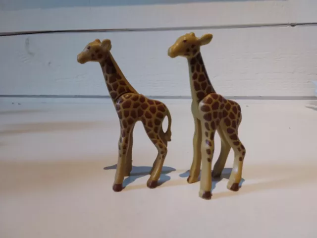 Playmobil Lot Bébé Girafes/ Animaux Sauvage Savane