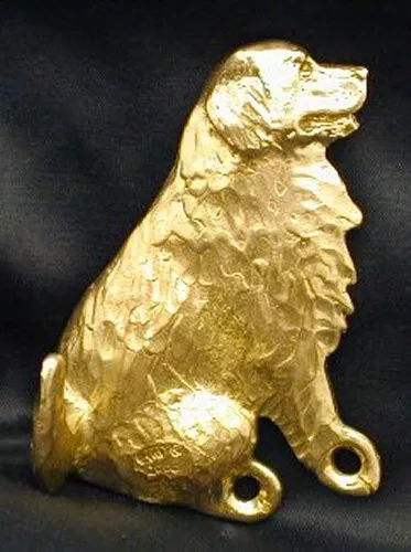 BERNESE MOUNTAIN DOG, profile, Hook in Bronze