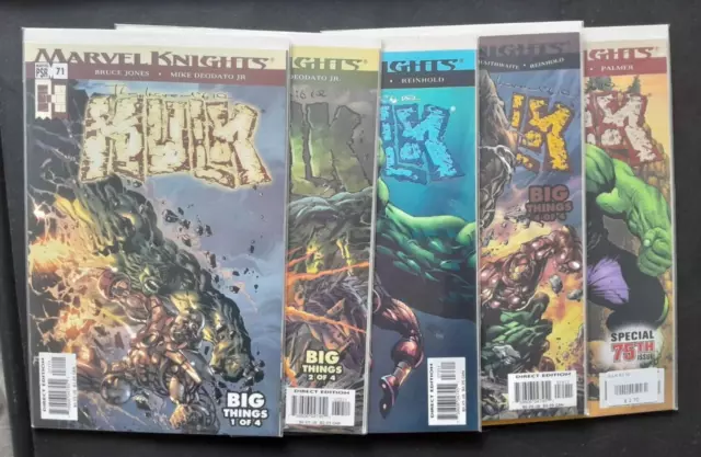 Incredible Hulk Volume 2 #71 #72 #73 #74 #75 All 9.4 NM Or Better