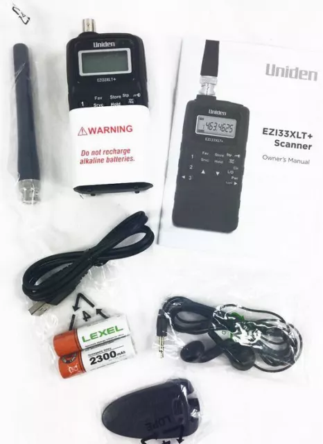 Uniden Bearcat EZI33 XLT PLUS Ricevitore scanner VHF Air Marine portatile 3