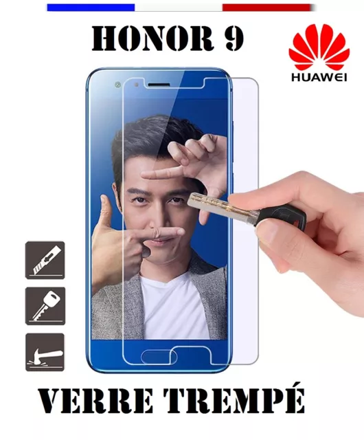Lot/ Pack Film Verre Trempe Protecteur Huawei Honor 9 STF-L09/ Honor 9 Premium