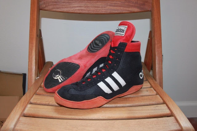 adidas gazelle silver green womens adidas Adizero Varner Wrestling Shoes (Silver / Red / Red) 6.5 main image 0