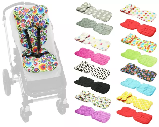 Reversible Pushchair Liner Insert & Anti-shake head support SET