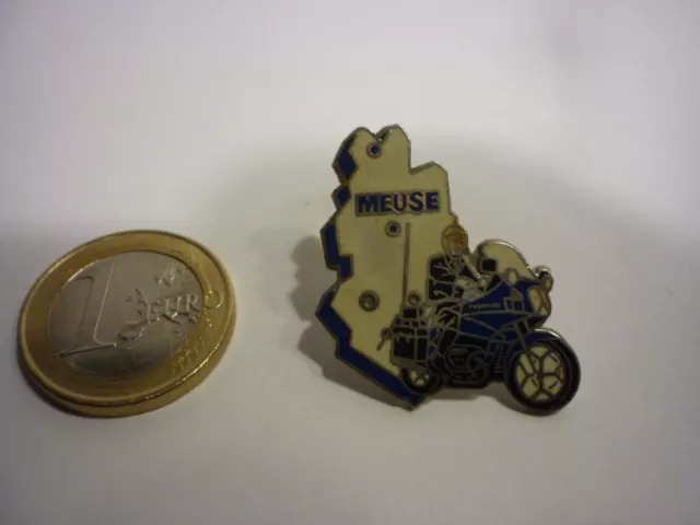 Pin's Police / motard gendarmerie de la Meuse