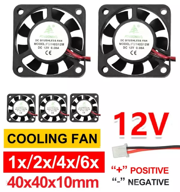 DC 12V Brushless Silent Computer CPU PC Case Cooler Fans Cooling Fan Laptop Fan