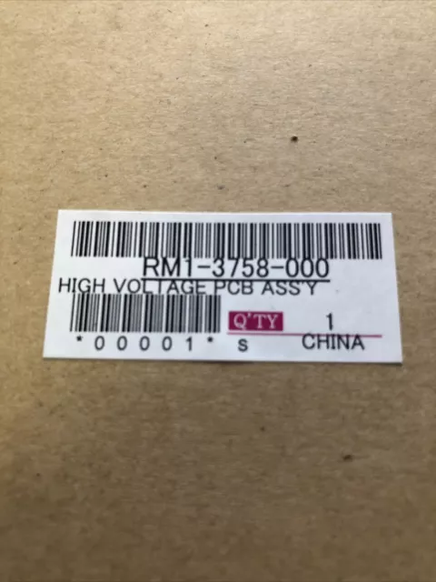 Genuine OEM HP RM1-3758-000 (RM13758000) High-Voltage PCA M3035 M3027 3005X - GC