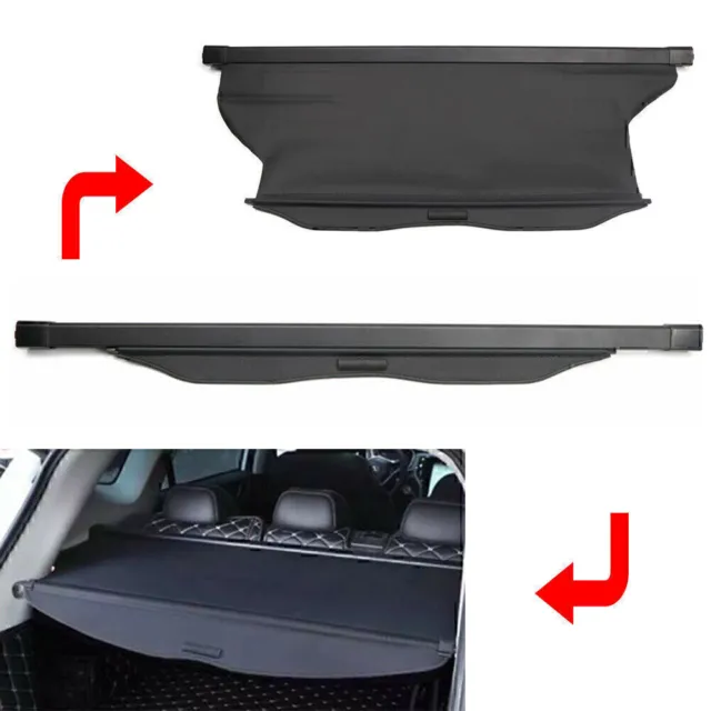 Rear Boot Trunk Cargo Cover Security Shade Black For Dodge Caliber 2007-2012