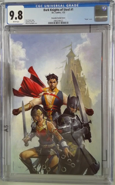Dark Knights Of Steel #1 (Of 12) Cvr C Team Wayne Reynolds Cgc 9.8 Virgin (Sl...