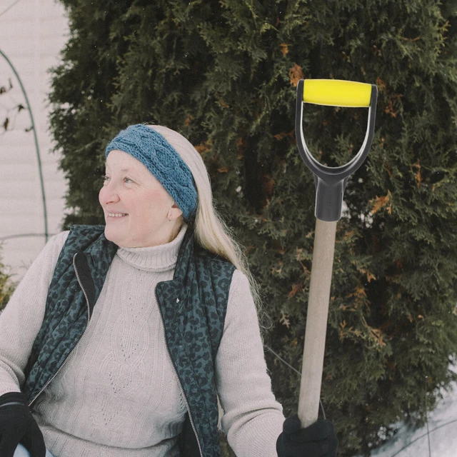 Manico A D In Plastica Per Pala | Diametro 32 Mm | Ricambio Per Attrezzi Giardino | QWORK