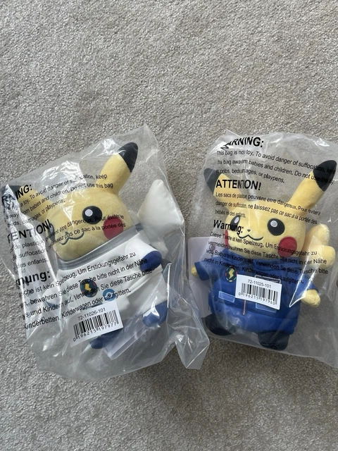 Pichachu Types POKEMON CENTER ESA Science Museum London Astronaut Pikachu Plush Set ...