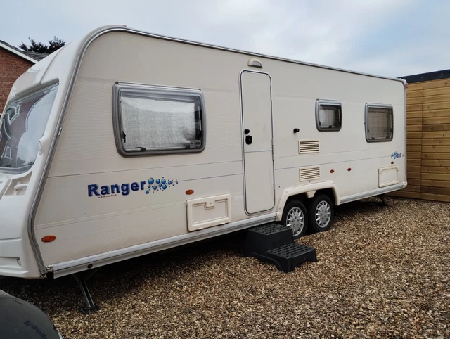 6 BERTH BAILEY Ranger touring van, twin axel, Bailey 620/6 with awning ...