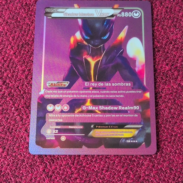 shadow mewtwo vmax pokemon card Mewtwo 151 Promo main image 1