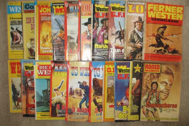 100 Western Romane, verschiedene Serien