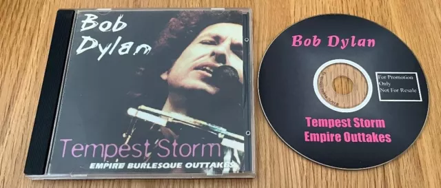 BOB DYLAN : TEMPEST STORM - EMPIRE BURLESQUE OUTTAKES CD PROMO   best