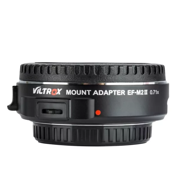 Viltrox EF-M2 II Canon EF Mount to Micro Four Thirds (M43/MFT) Lens Adapter