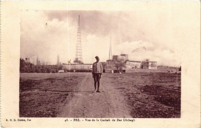CPA AK MAROC FEZ - Vue de la Casbah de Dar Dbigah (219289)
