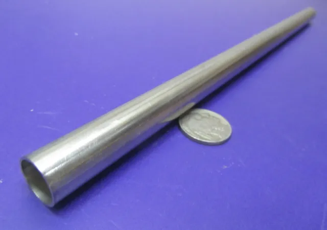 304 Stainless Steel Tube .562" OD x .506 ID x .028 Wall x 1 Foot Length