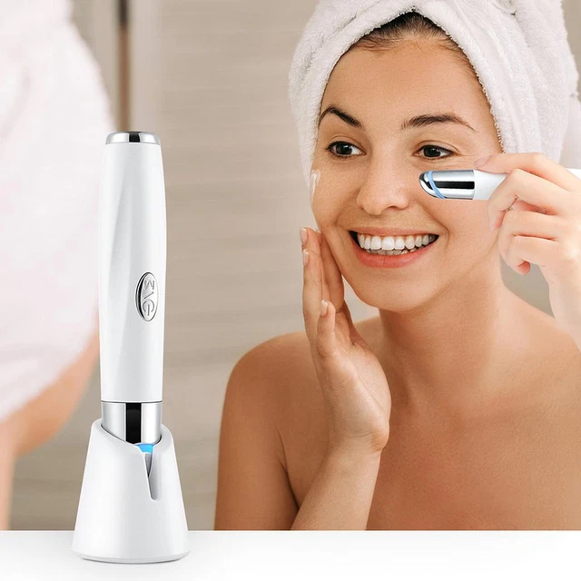 Mini bolígrafo de masaje portátil masajeador eléctrico de vibración ocular/facial herramienta antienvejecimiento