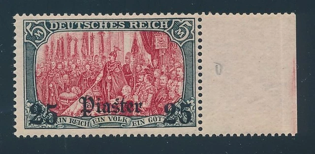 Deutsche Post Türkei Mi.Nr.35a ** Luxus Fotoattest BPP