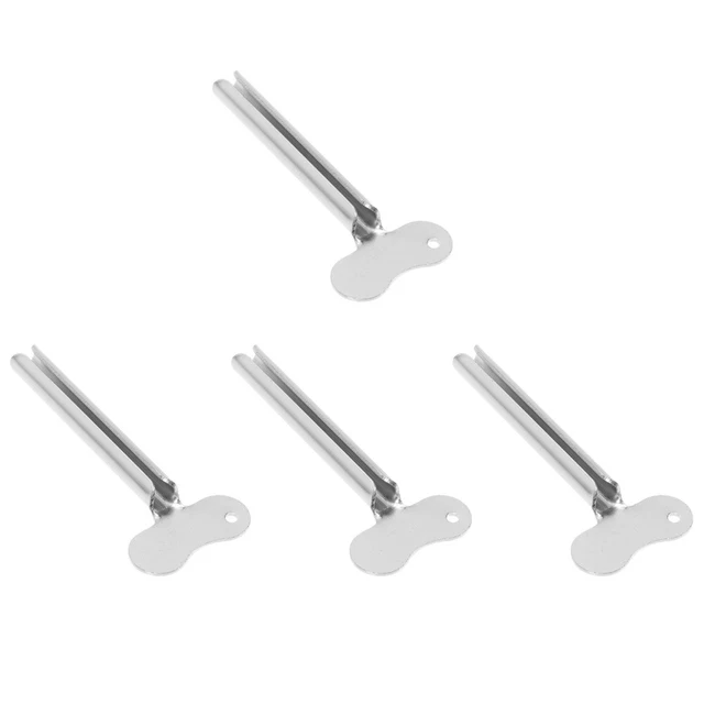 4 Pcs Extruder Rostfreier Stahl Schlüsselspenderrolle Aus Metall Silver