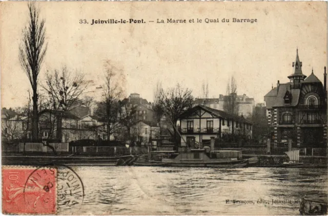 CPA Joinville La Marne et Quai du Barrage (1363436)