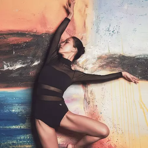 Women Dance Leotard Performance Leotards Ballet Latin Adult Bodysuit Long Sleeve