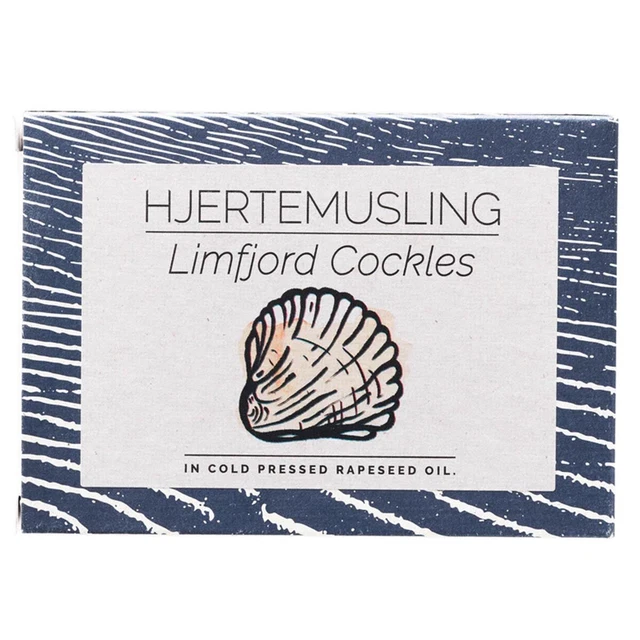 FANGST Hjertemusling conchiglie cuore crude in olio di colza leggermente salate