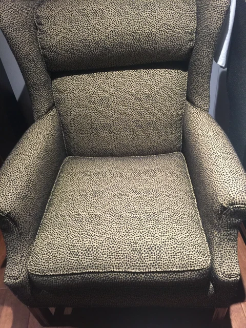 Pennsylvania House "Franklin" Wing Back Chair-Green/Gold Tweed-Local Pickup! Pennsylvania House "Franklin" Wing Back Chair-Green/Gold Tweed-Local Pickup!