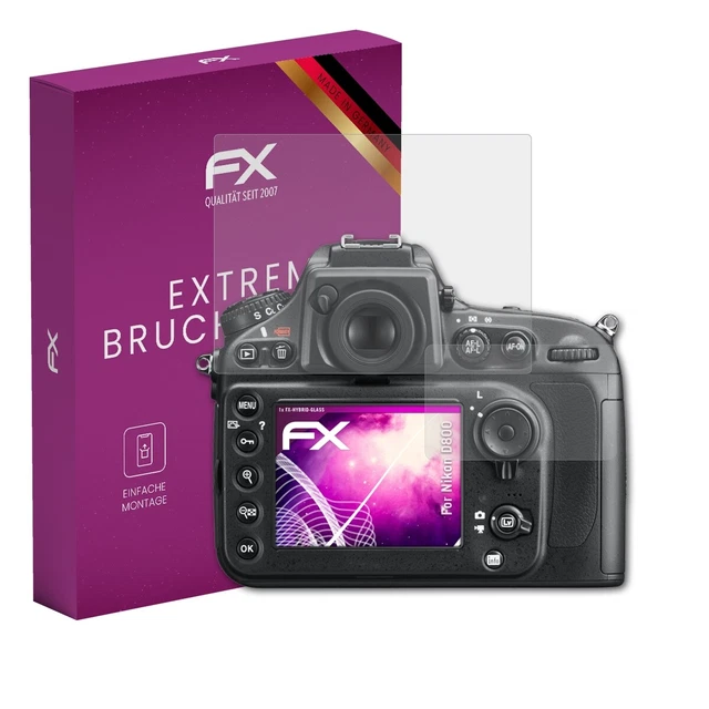 AtFoliX Glasfolie Für Leica D-Lux 8 - 9H Hybrid-Glass Panzerfolie Made In Germany