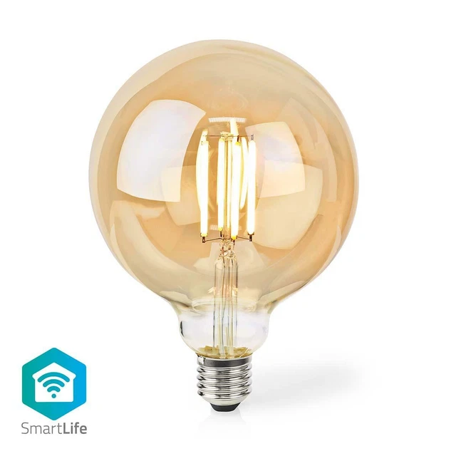 SmartLife LED Filament Lampe Wi-Fi E27 806 lm 7 W Warmweiss 1800 - 3000 K Glas A