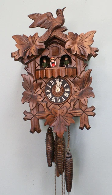 Horloge Murale Ancienne Coucou Forêt Noire - Allemagne - Vintage Fonctionnel