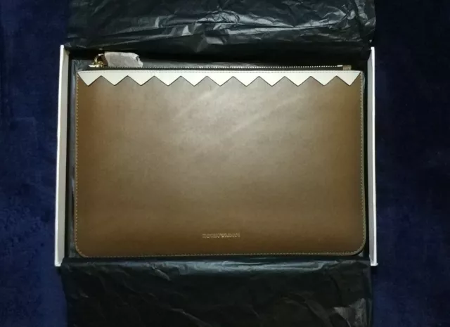 EMPORIO ARMANI LEATHER IPAD TABLET CASE SLEEVE BAG gift box 45.00