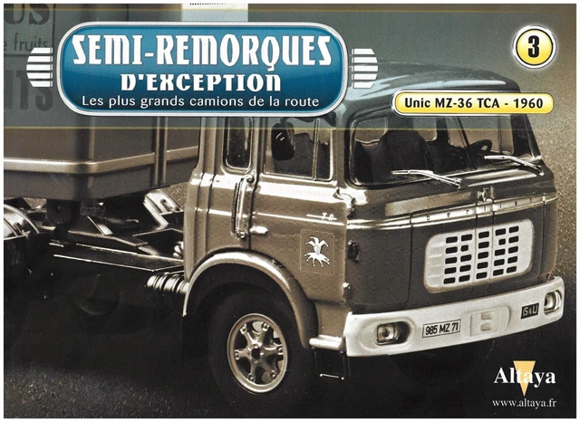 Altaya 1/43 Semi remorque UNIC MZ 36 TCA Causse Porte Voitures