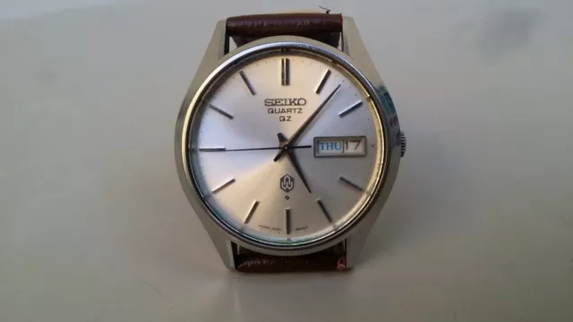 VINTAGE RARE SEIKO qz quartz 0923-8000 twin quartz wristwatch for men's  $ - PicClick