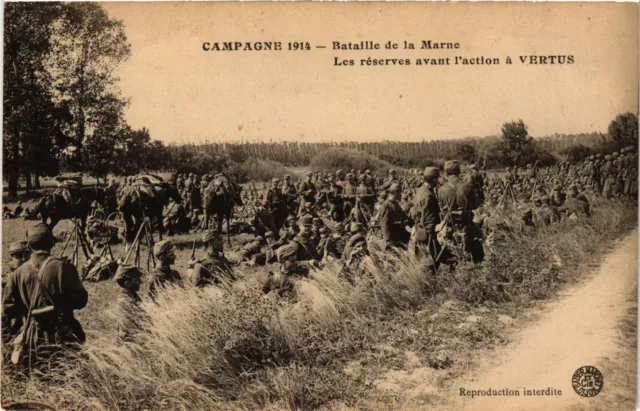 CPA AK Militaire - Bataille de la Marne - Les reserves avant l'action (695547)