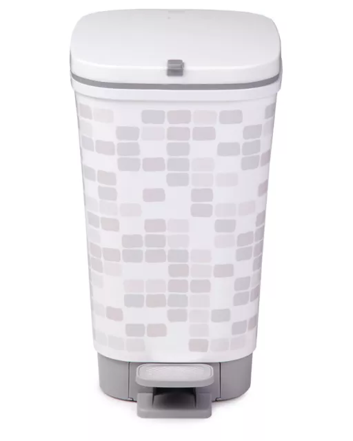 Ondis24 Treteimer Chic S Mosaik Abfalleimer 10 L Abfallsammler Mülleimer