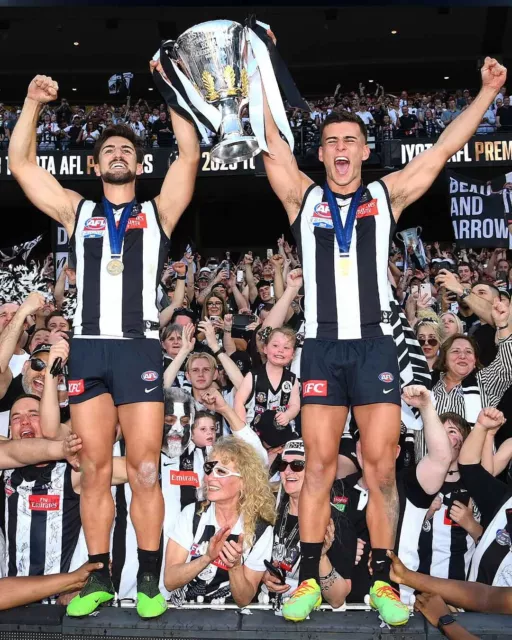 2023 Collingwood magpies AFL football team poster,FREE POST  PREMIERS CHAMPIONS