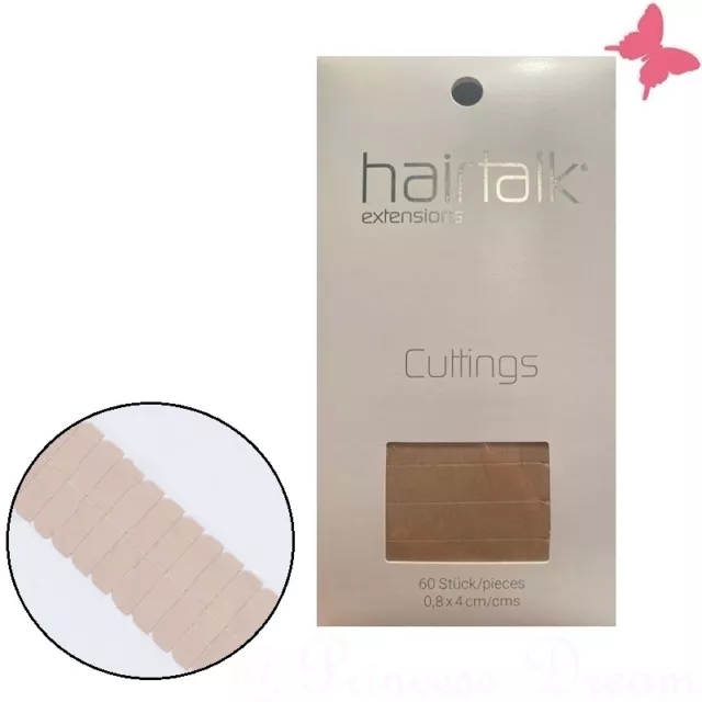 60 x Hair Talk Cuttings Tapeband Doppelseitig hält bis zu 8 Wochen