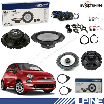 Alpine Alpine SXE1750S Haut Parleur Haut-Parleurs Avant pour Fiat Ducato 250 2006> 