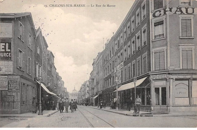 51 - CHALONS SUR MARNE - SAN34624 - La Rue de la Marne