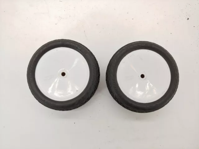 2x Jconcepts Ellipse 1/10 4wd Buggy Front Tires on 12mm Hex Wheels Used