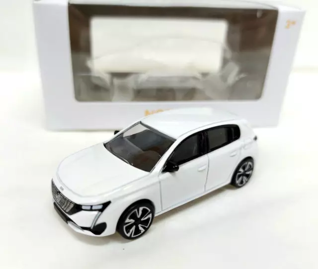 Peugeot 308 2021 Weiß NOREV 1/64 3 Inches Neu Schachtel Karton