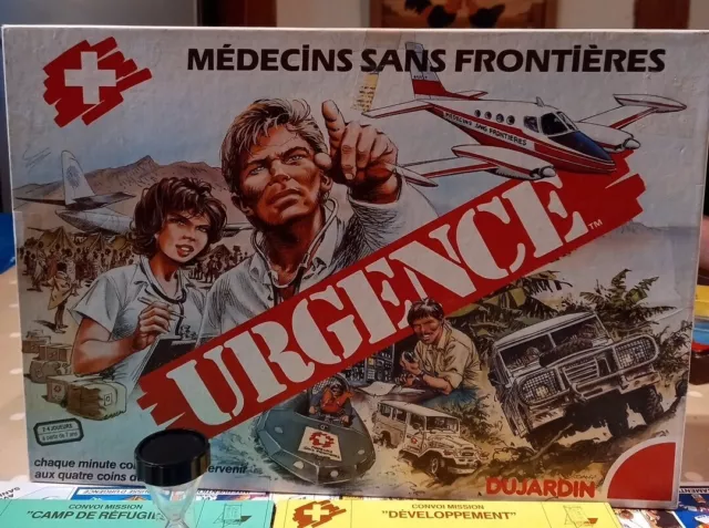 Urgence Médecins Sans Frontières Dujardin 1988 Complet Jeu De Société 2-4 Joueur