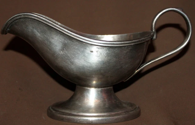 Vintage Silver Plated Gravy Sauce Boat